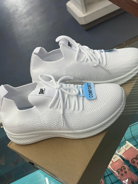 White Comfort Tennies