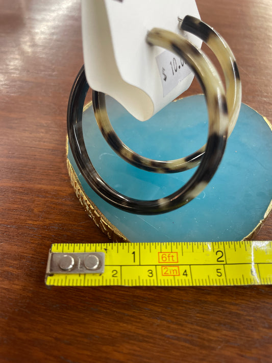Tortoise Shell Hoops