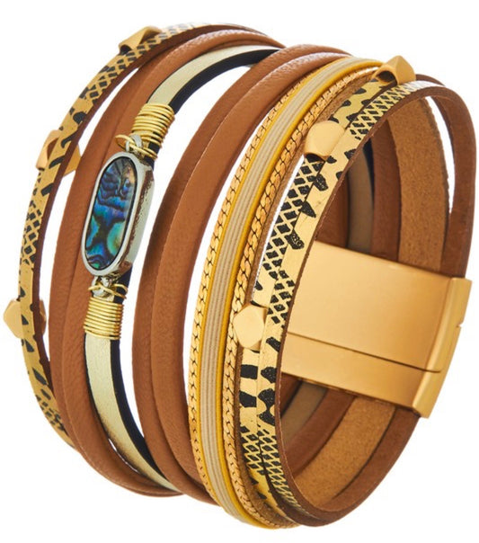 Abalone Magnetic Bracelet