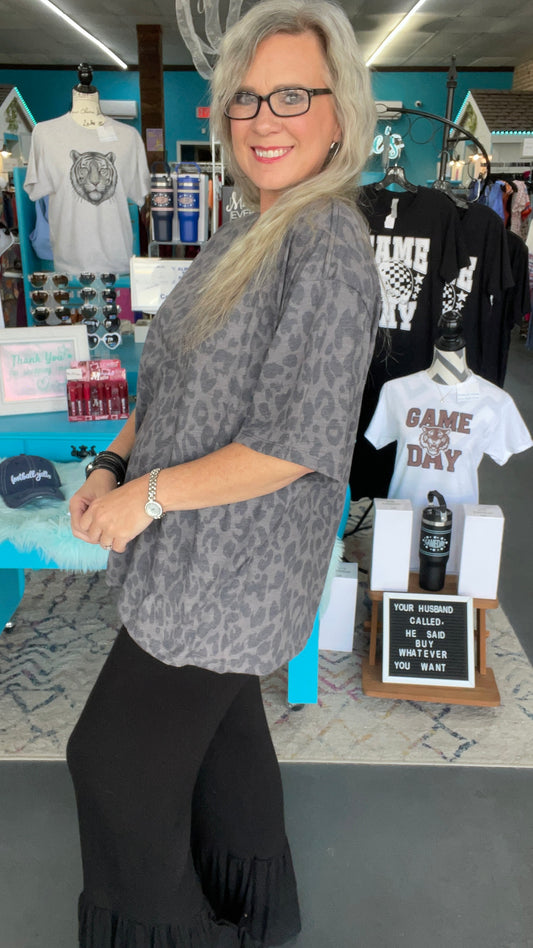 Vintage Leopard Tee-Plus