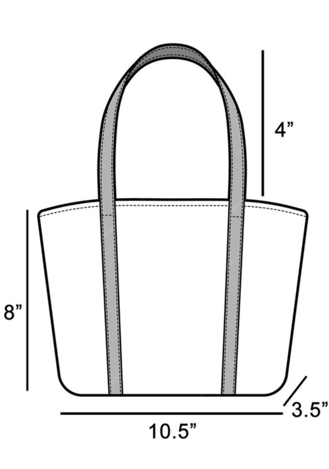 Square Top Handle Handbag