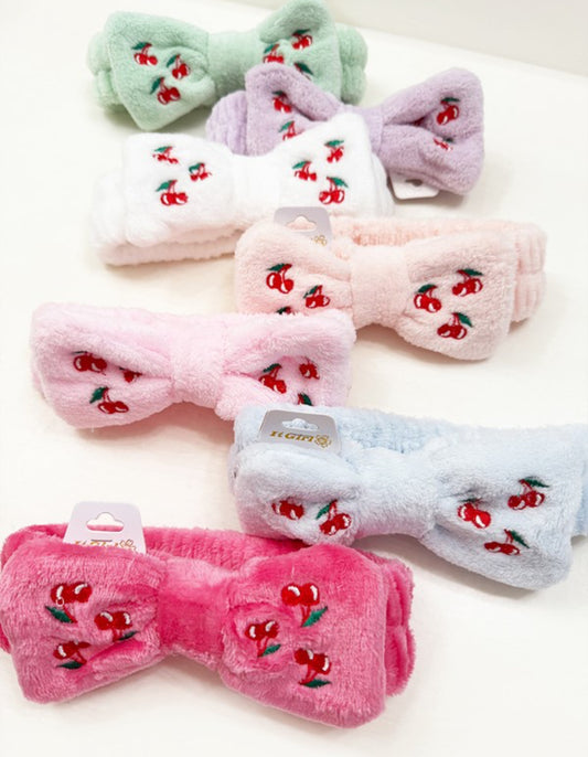 Cherry Spa Headband