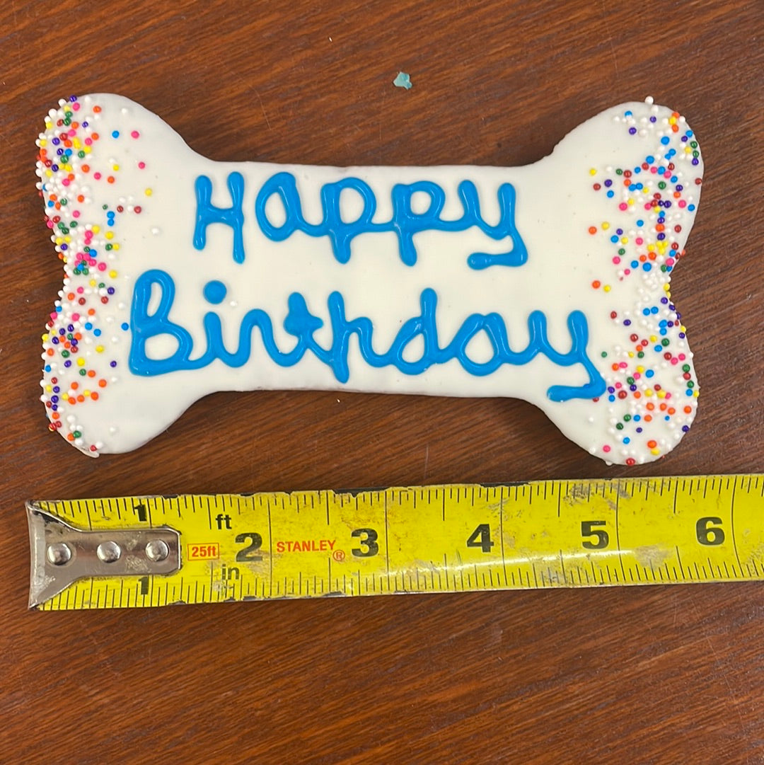 Birthday Dog Cookie