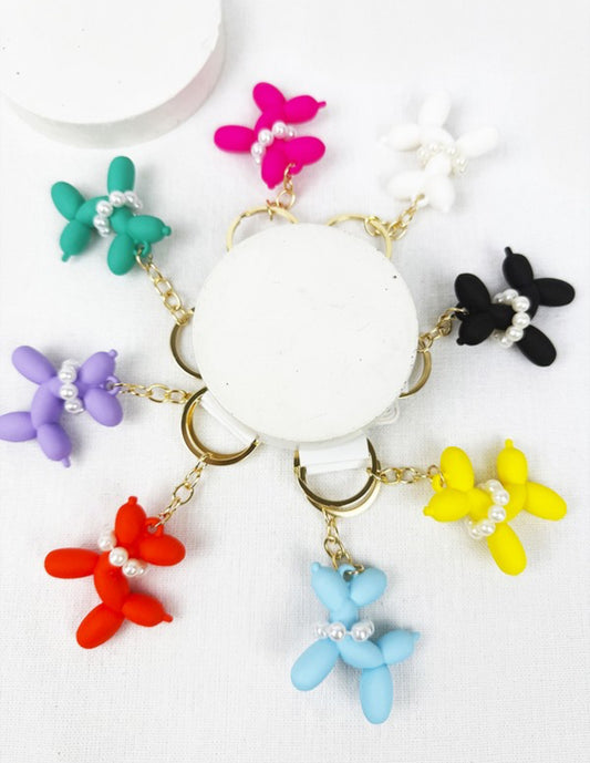 Balloon Dog Bag Charm