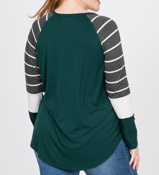 Hunter Green Raglan