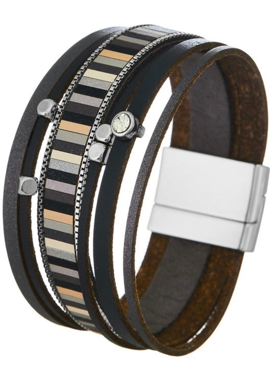 Multi Band Magnetic Bracelet