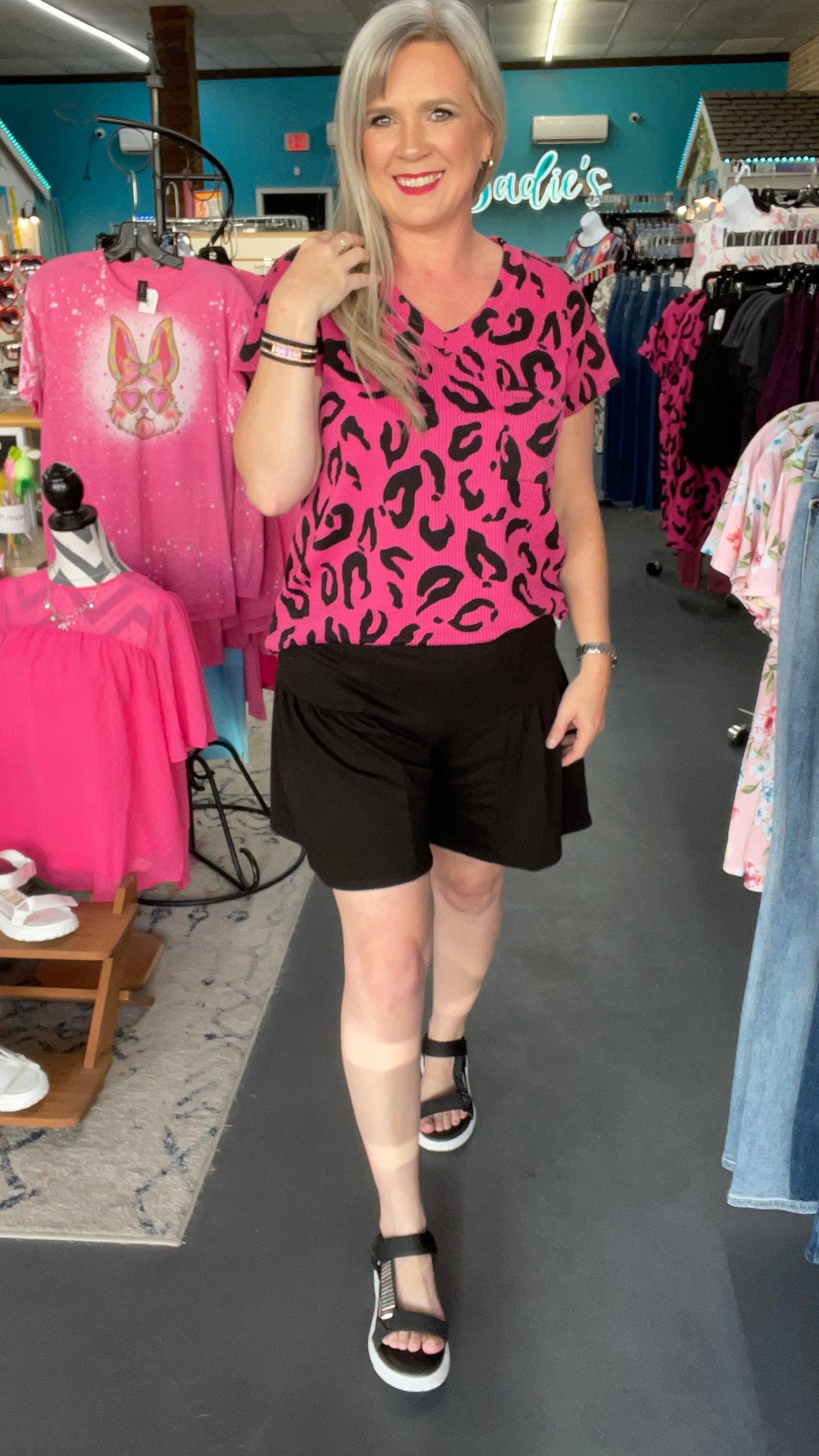 Side Shirred Shorts