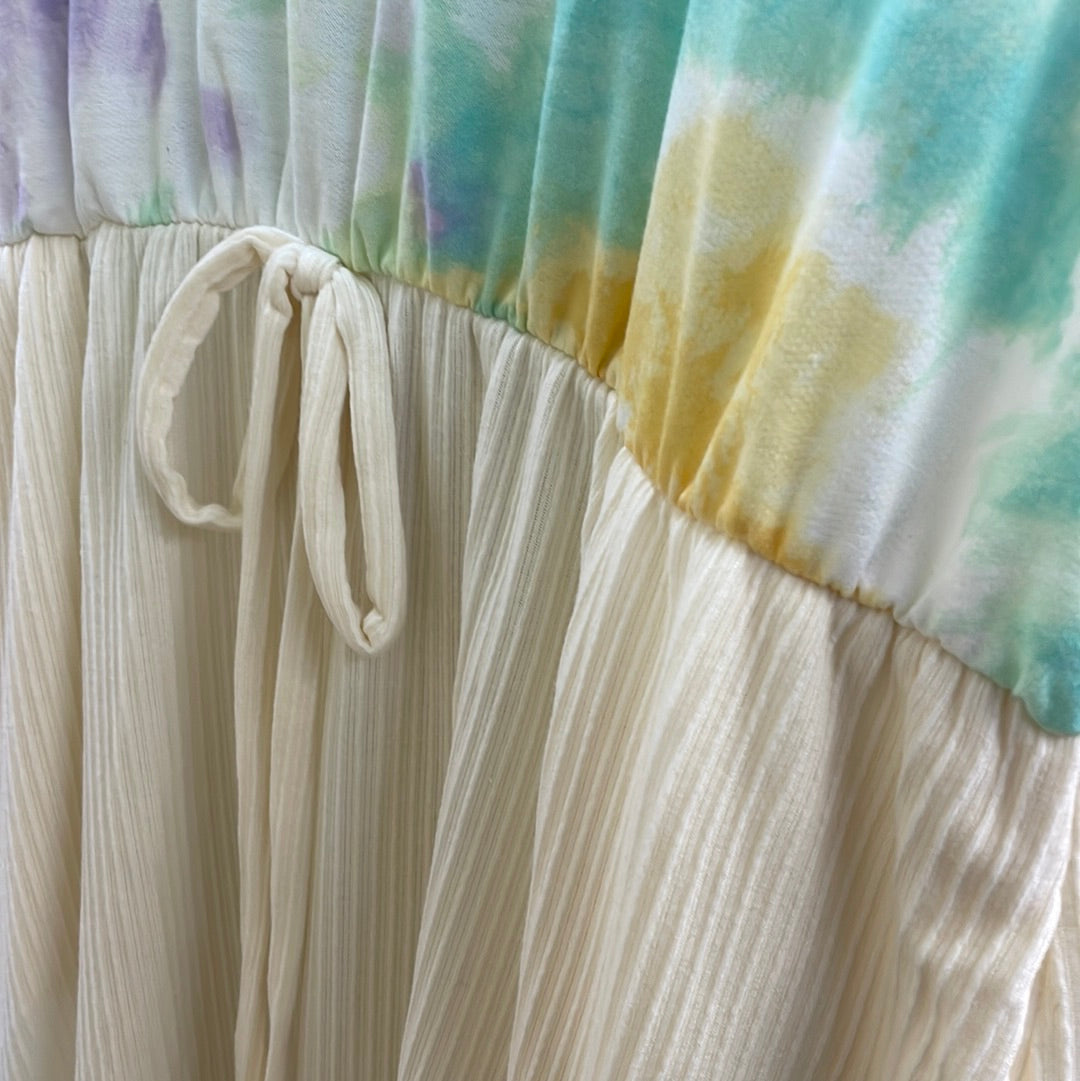 Tie Dye Ruffle Dress