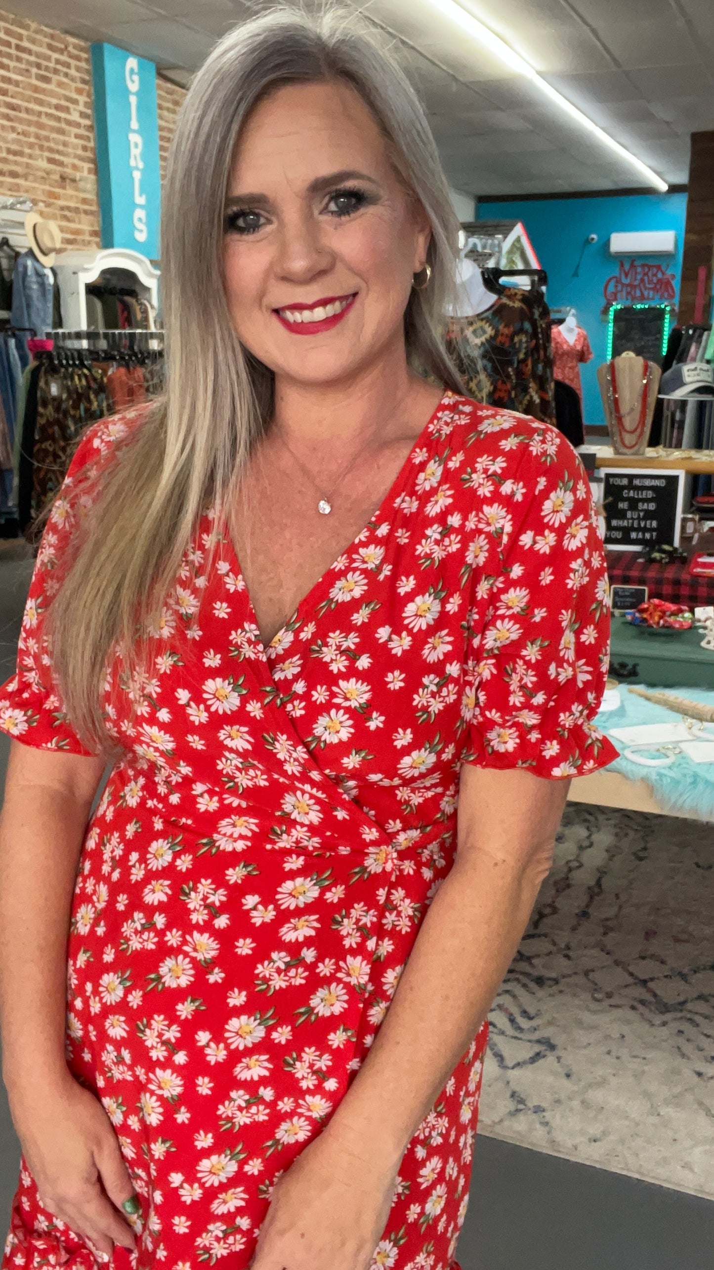 Daisy Wrap Dress