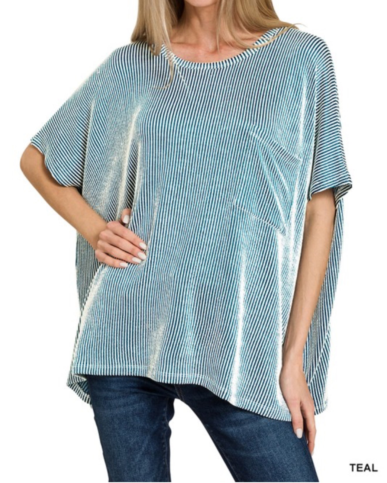 Urban Ribbed Pocket Tee