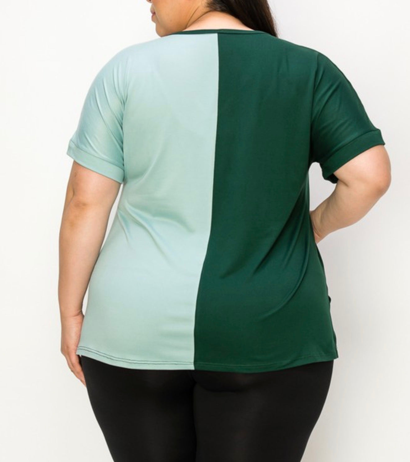 Two-Tone Tee-Plus