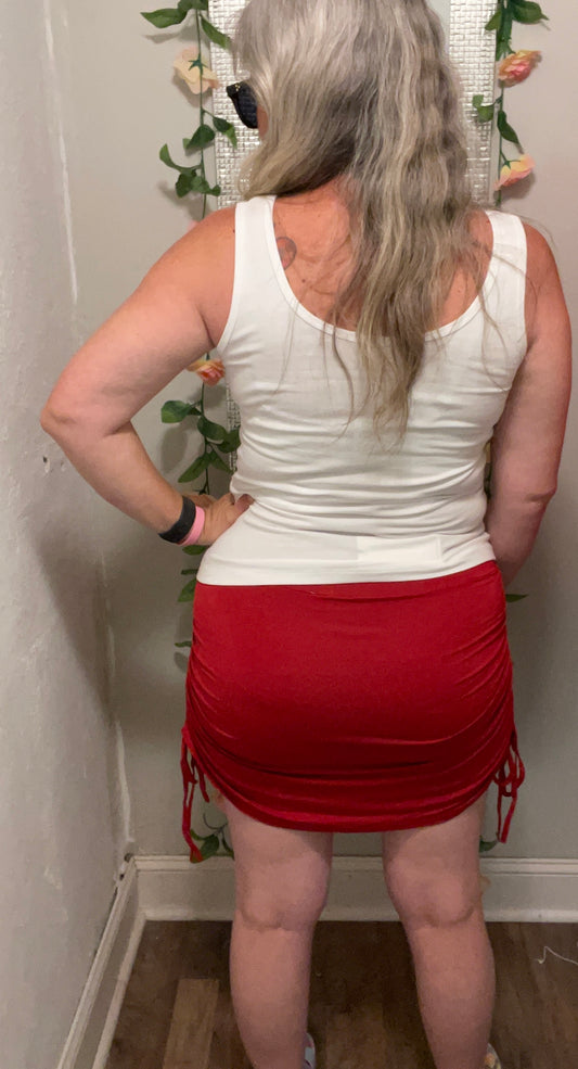 Double Rouched Skort
