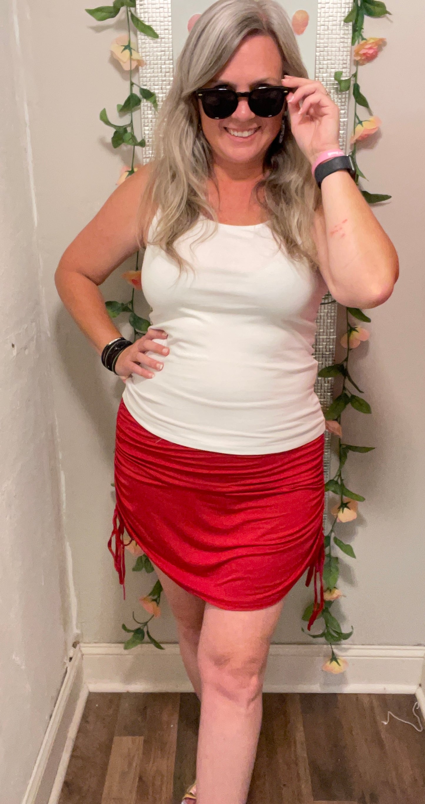 Double Rouched Skort