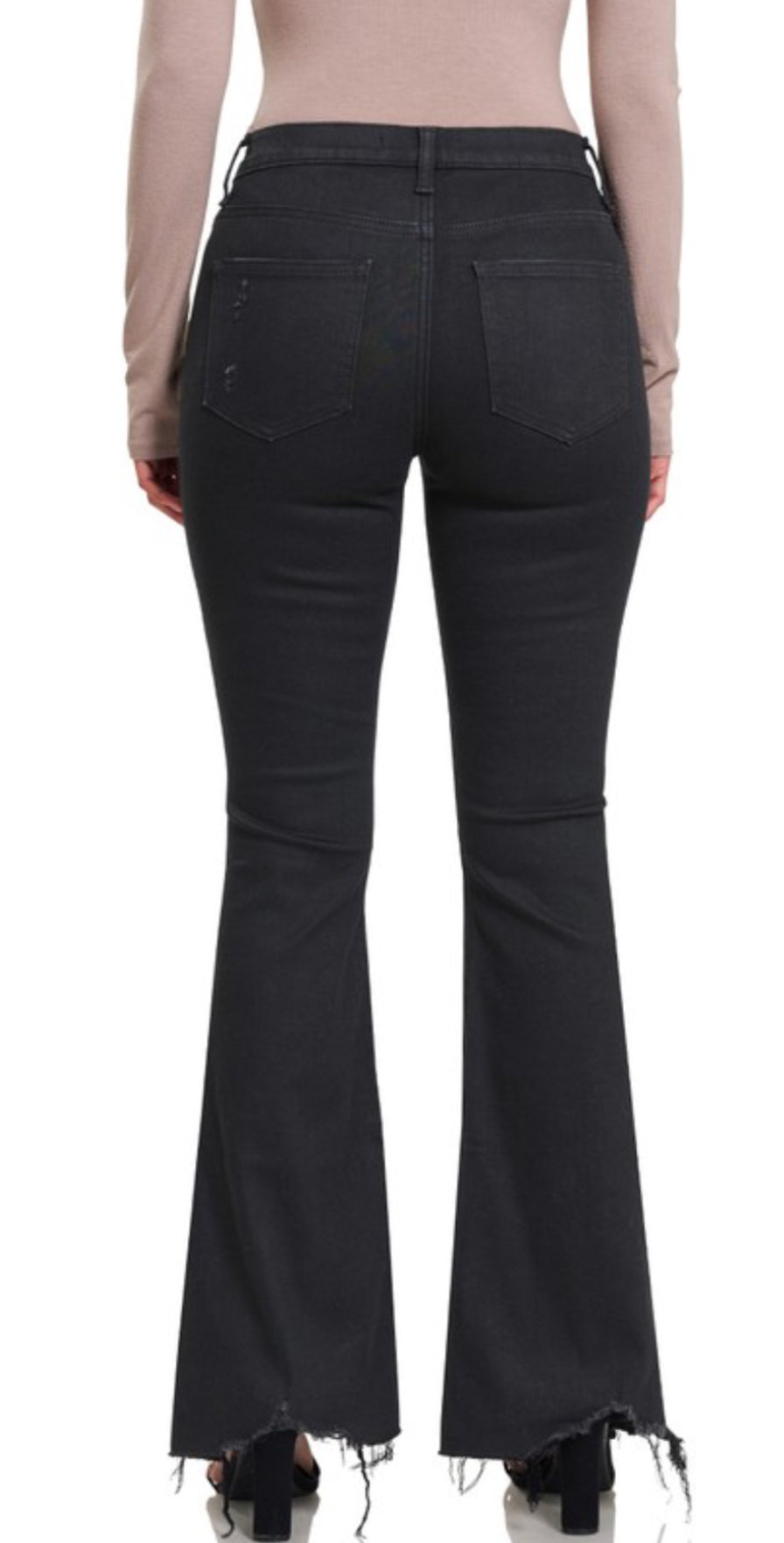 Black Flare Jeans