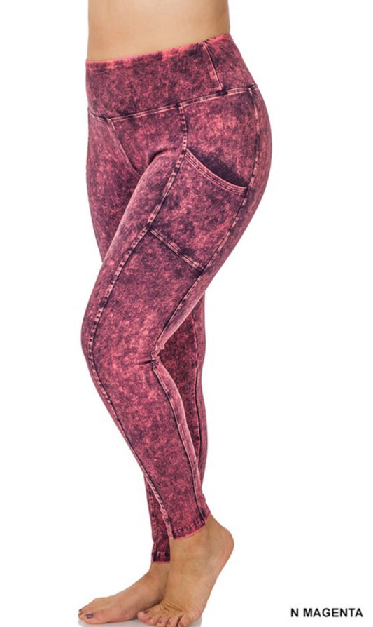 Mineral Wash Leggings