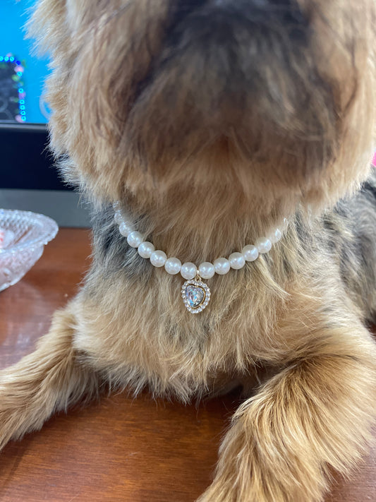 Doggy Pearl Necklace
