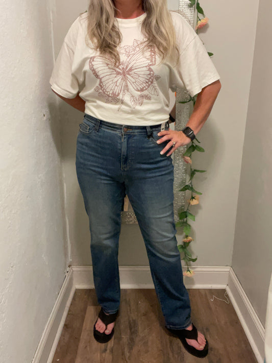 Judy Blue Straight Jeans