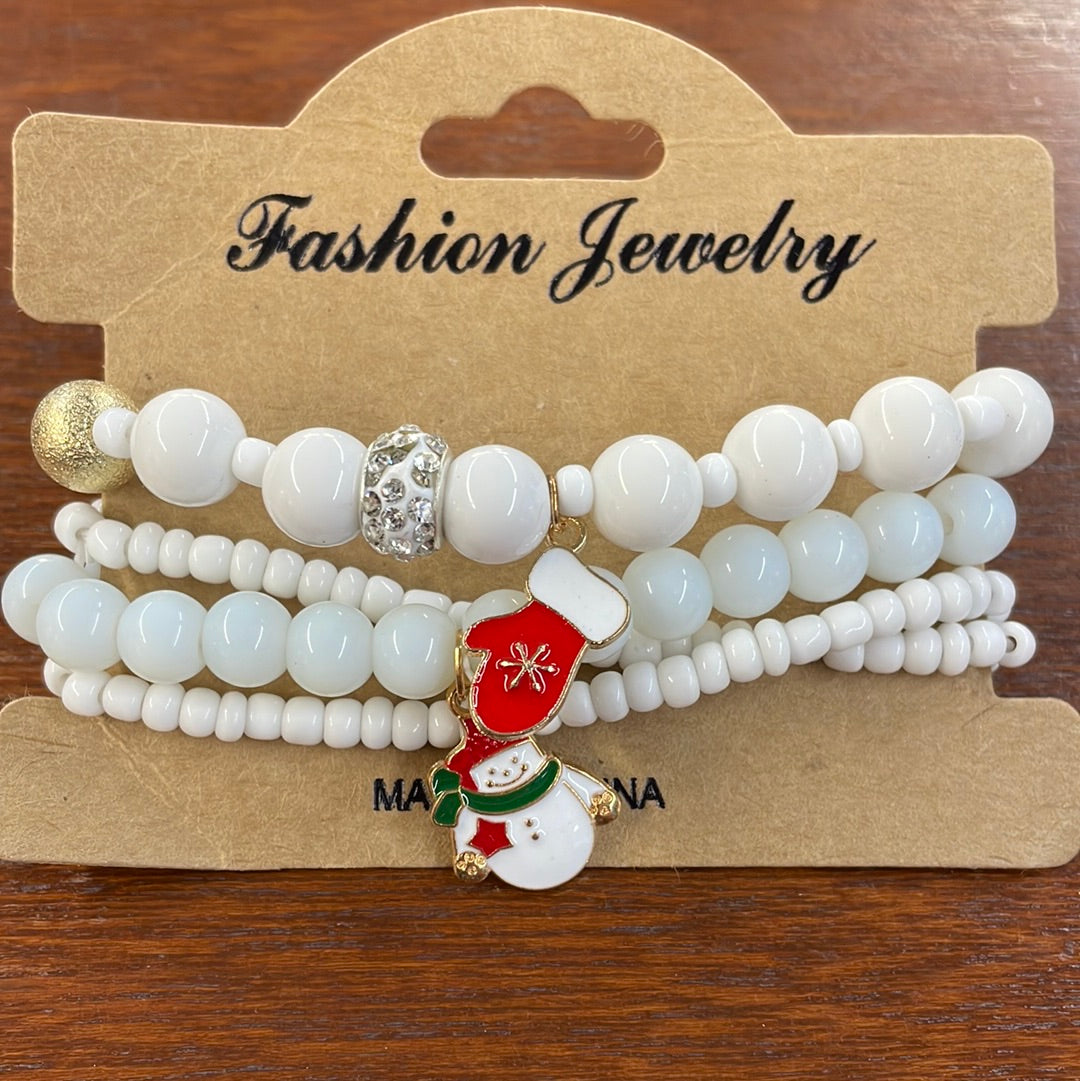 Christmas Stretch Bracelet Set