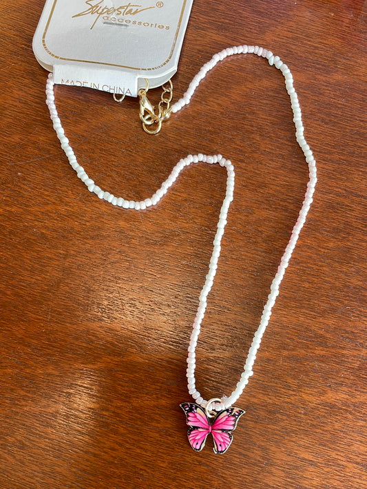 Seed Bead Necklace-Girls