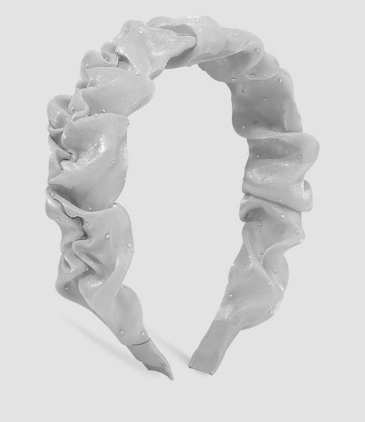 Embellished Ruched Headband