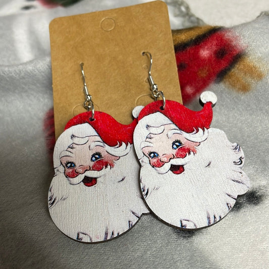 Vintage Wooden Earrings