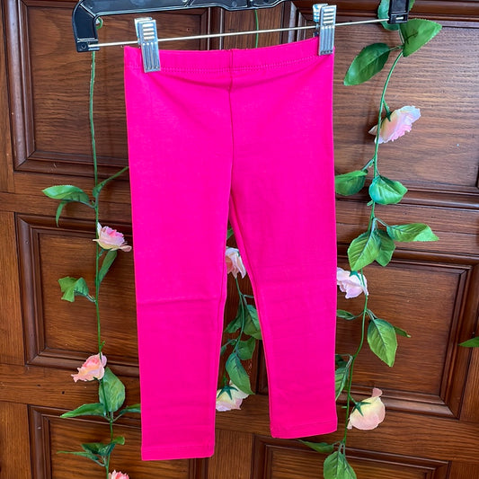 Hot Pink Leggings-Girls