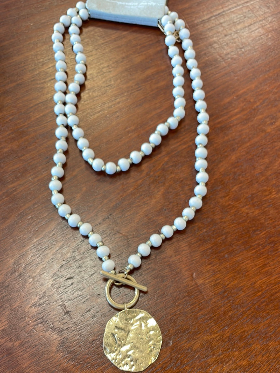 Garden Party Bead Toggle Necklace