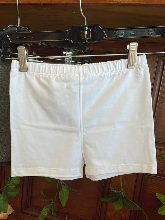 Cotton Stretch Shorts-Girls