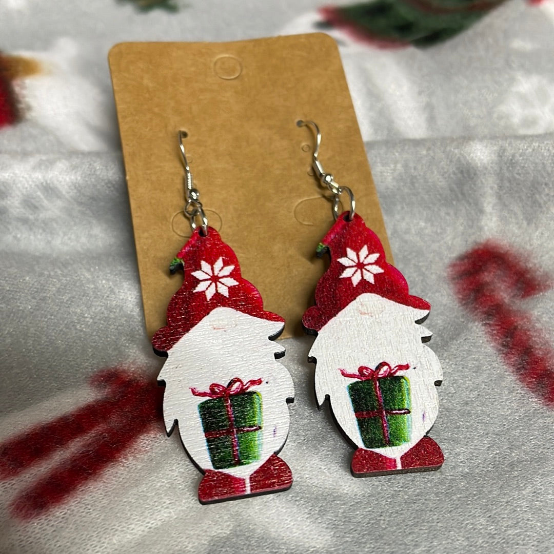 Vintage Wooden Earrings