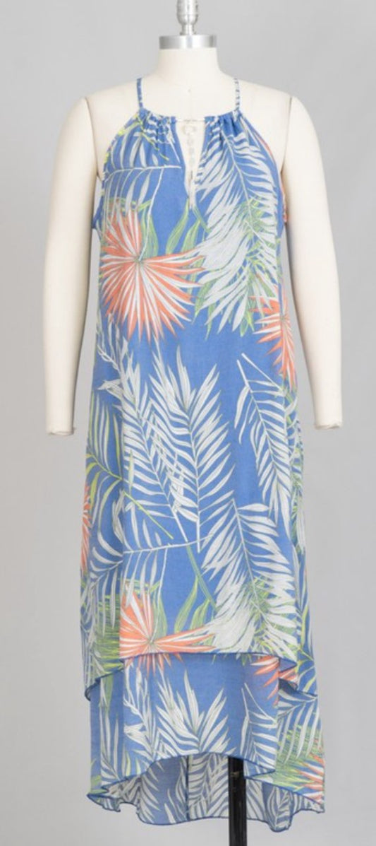 Tropical Dress-Plus