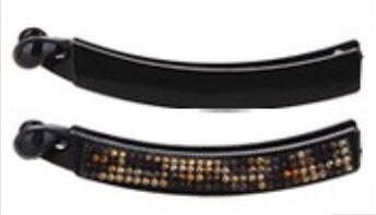 Rhinestone Leopard Banana Clip