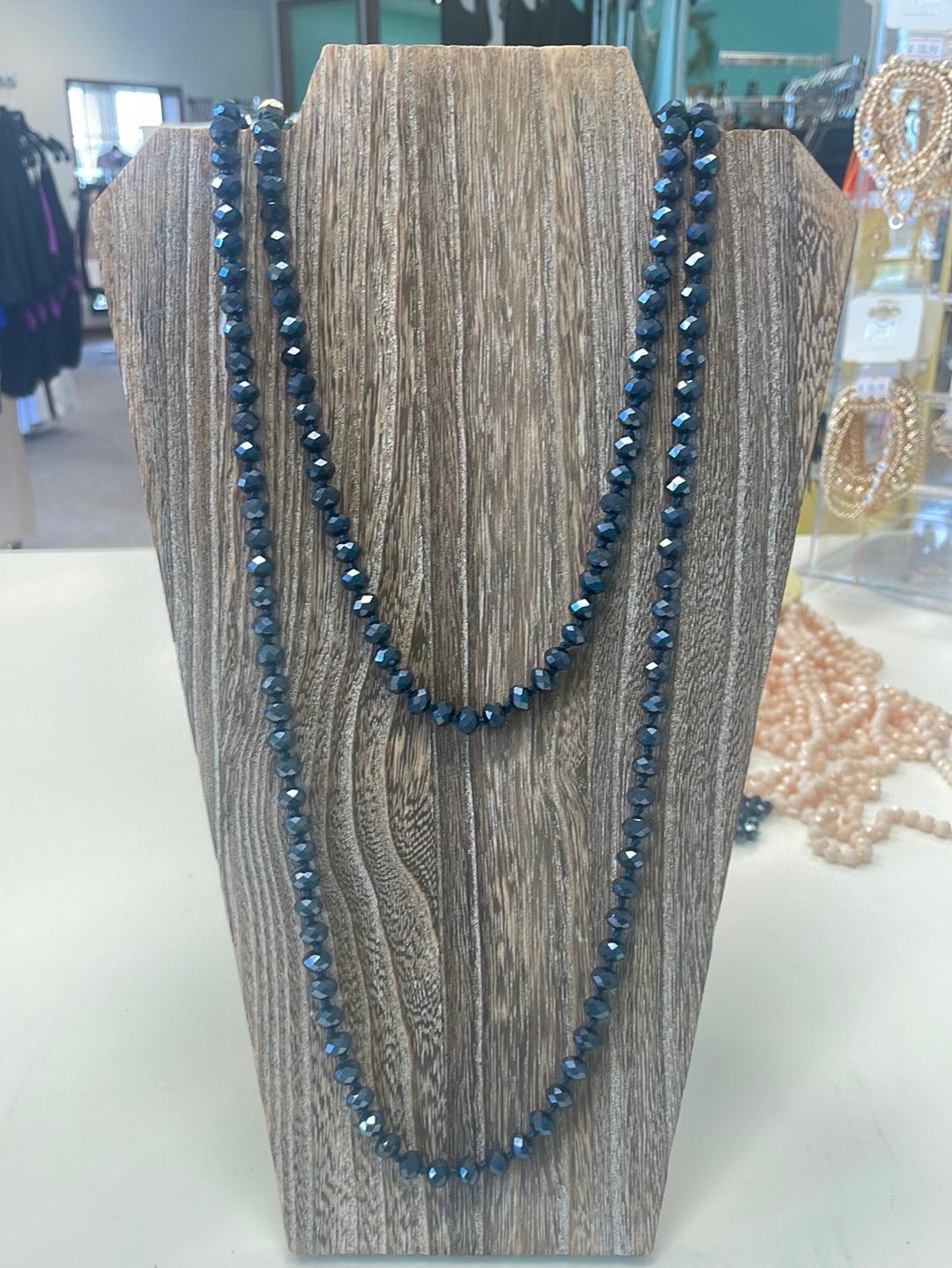 60” Beaded Wrap Necklace