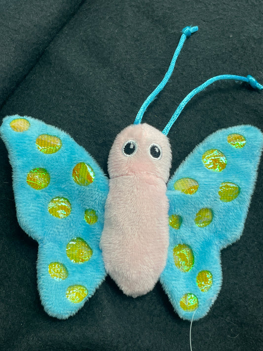 Plushy Butterfly Dog Toy
