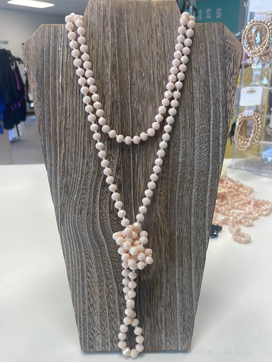 60” Beaded Wrap Necklace