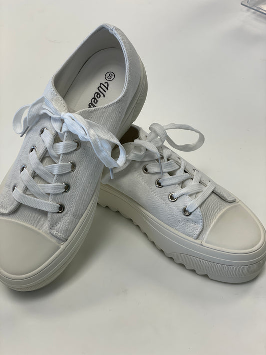 White Chunky Sneakers