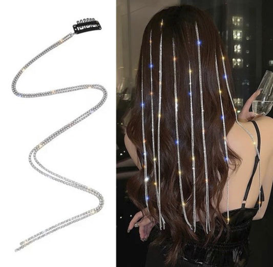 Rhinestone Extension Hair Clip