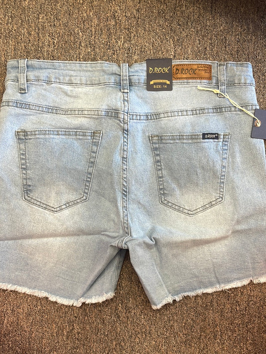 Lightwash Jean Shorts- Plus