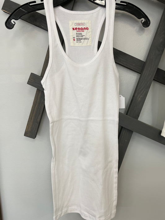 Ribbed Racerback Tank