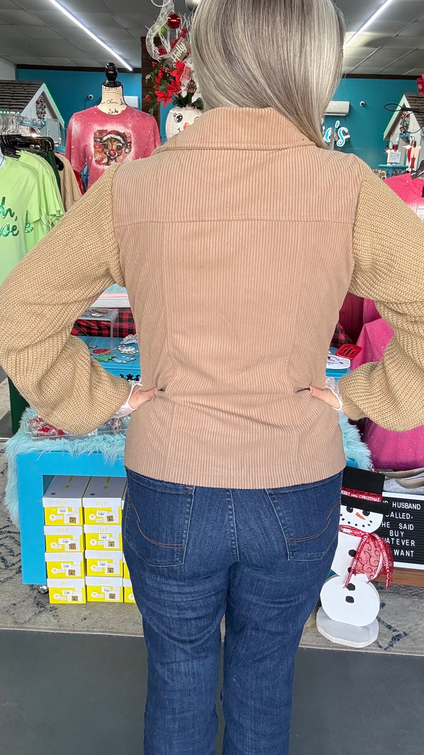 Corduroy Moto Jacket