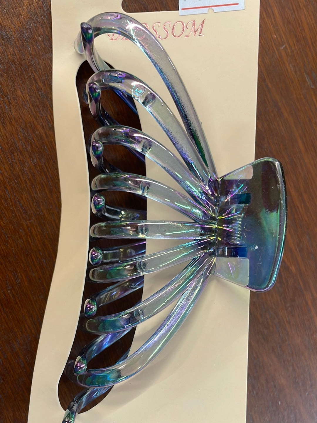 Large Iridescent Clip