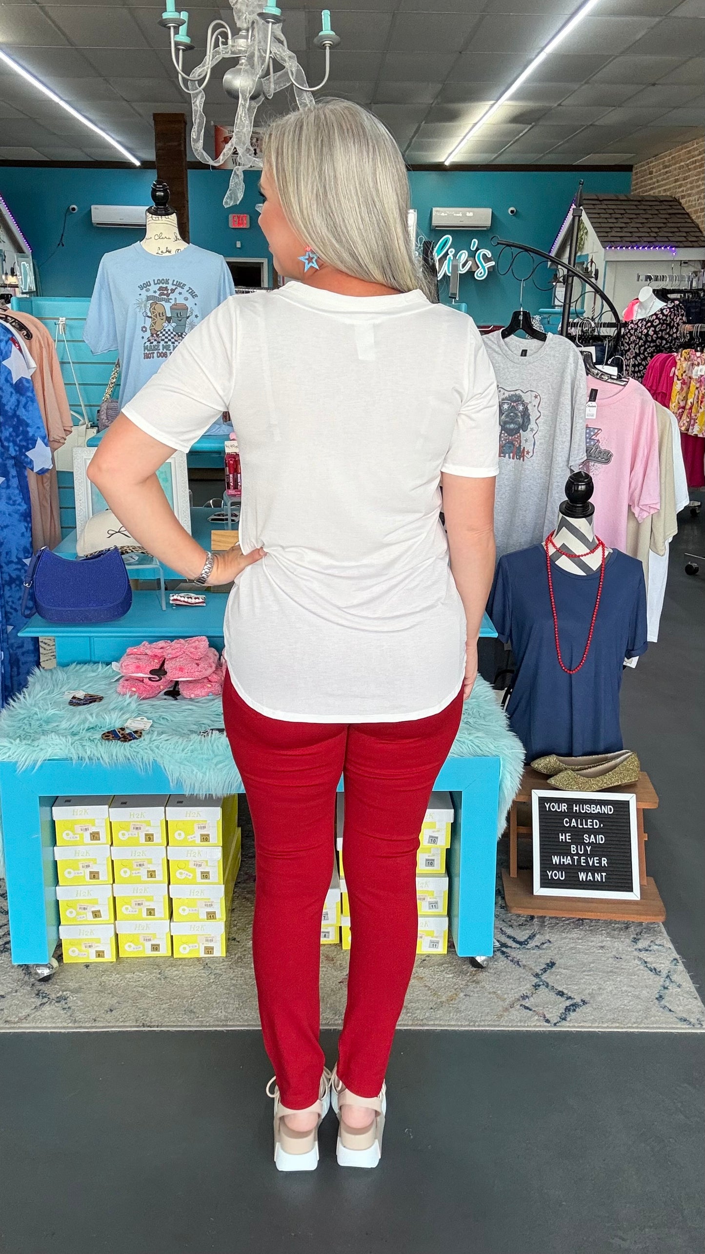 Criss Cross Pocket Tee