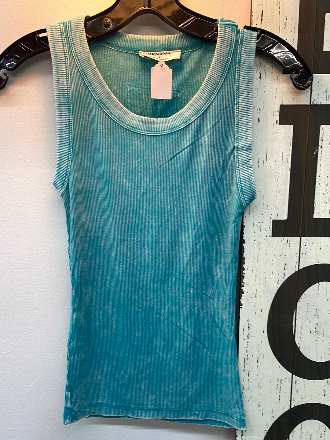 Washed Ribbed Tank