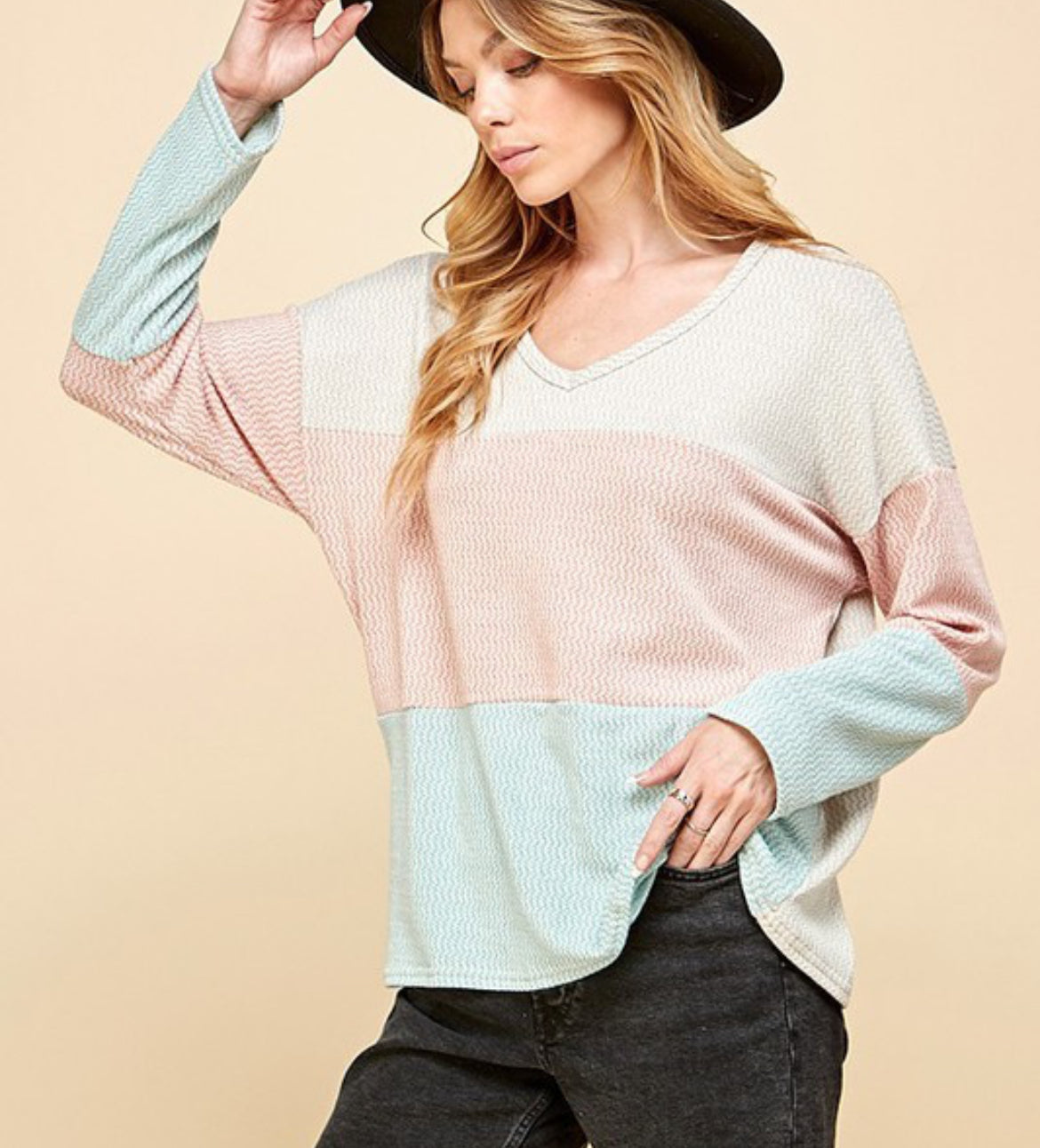 Peaches and Cream Sweater