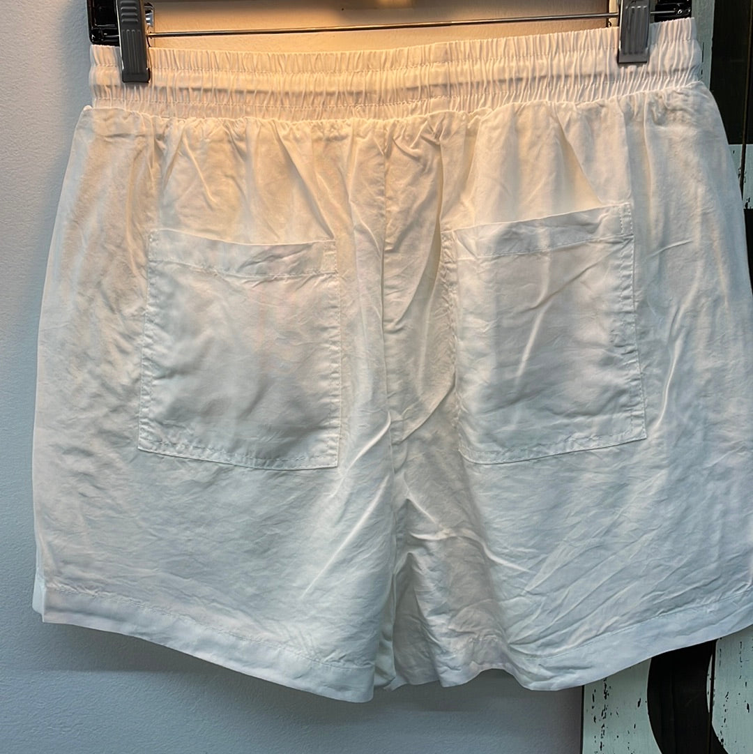 White Chambray Shorts