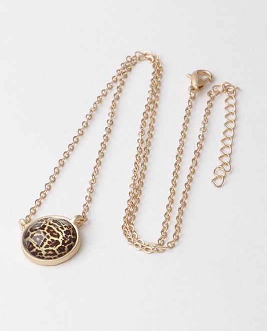 Leopard Pendant Necklace