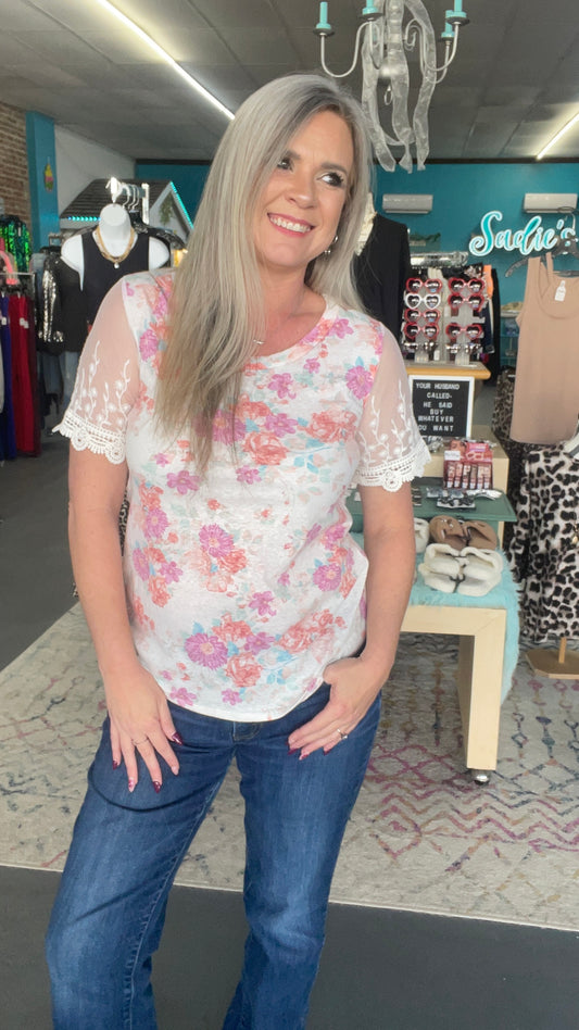 Spring Lace Top