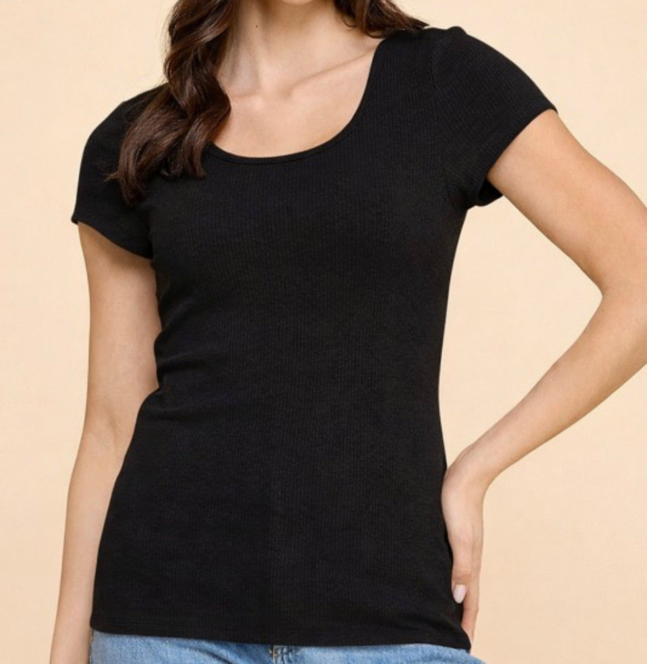 Ribbed Tee