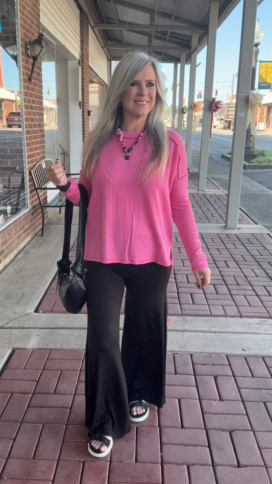 Long Sleeve Urban Ribbed Top