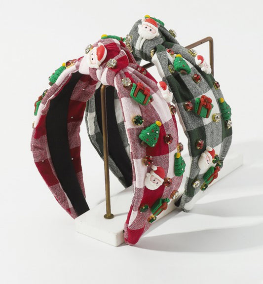 Christmas Plaid Headband
