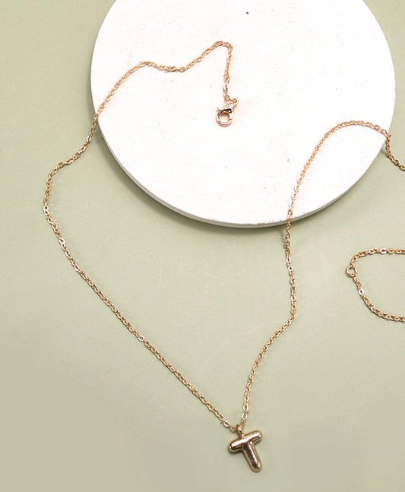 Balloon Initial Necklace